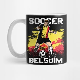 Belgium Soccer Futbol Mug